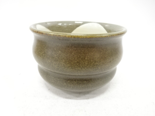  薩摩焼　沈寿宮造　建水